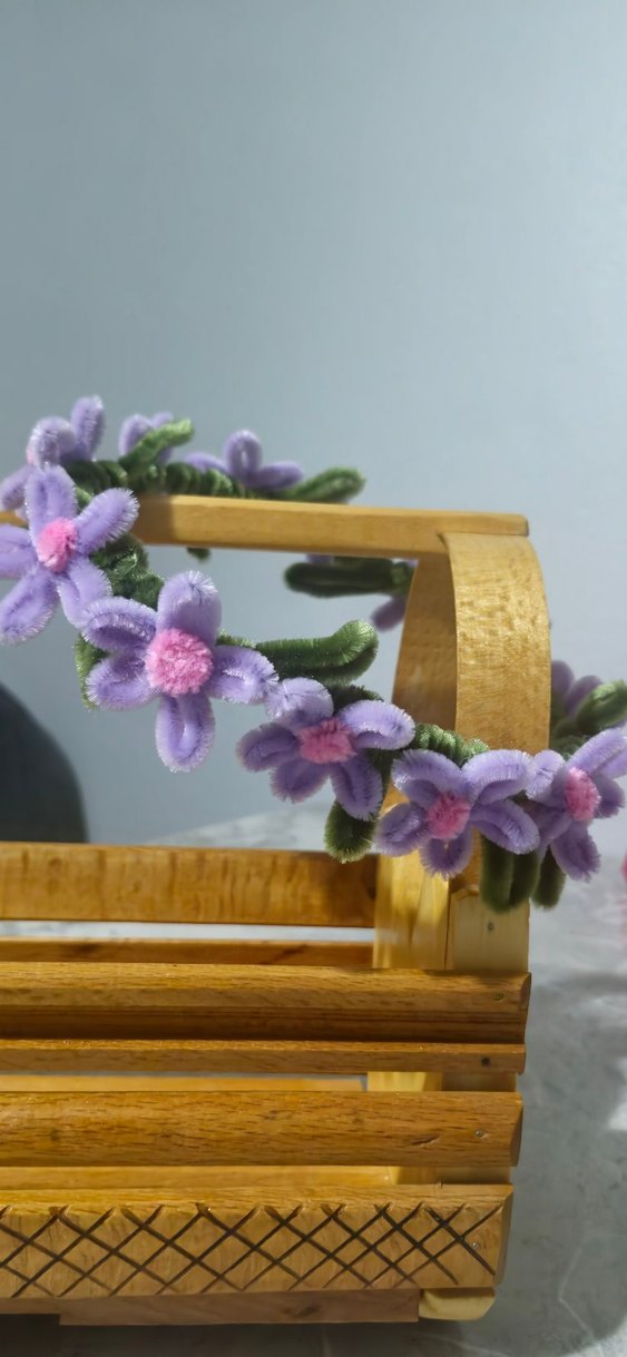 cicekli sac bandi tac - Görsel 3