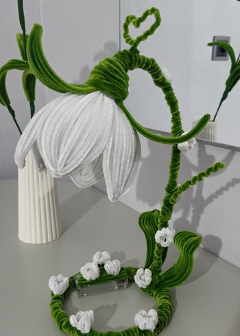 sonil beyaz gece lambasi dekor - Görsel 2