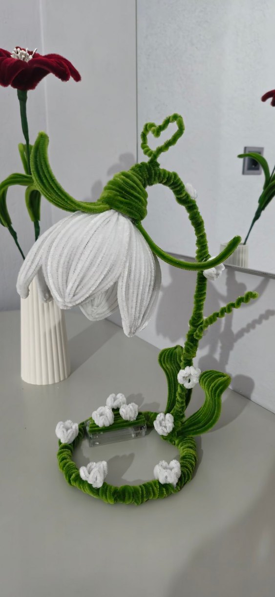 sonil beyaz gece lambasi dekor - Görsel 2