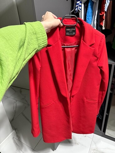 Diğer Kırmızı Blazer Ceket