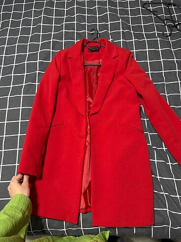 s Beden Kırmızı Blazer Ceket