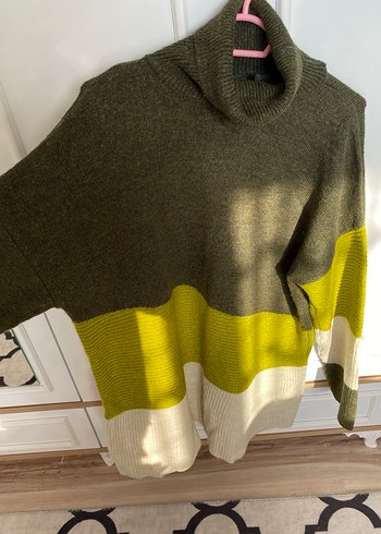 Defacto Boğazlı Triko Kazak - Görsel 3