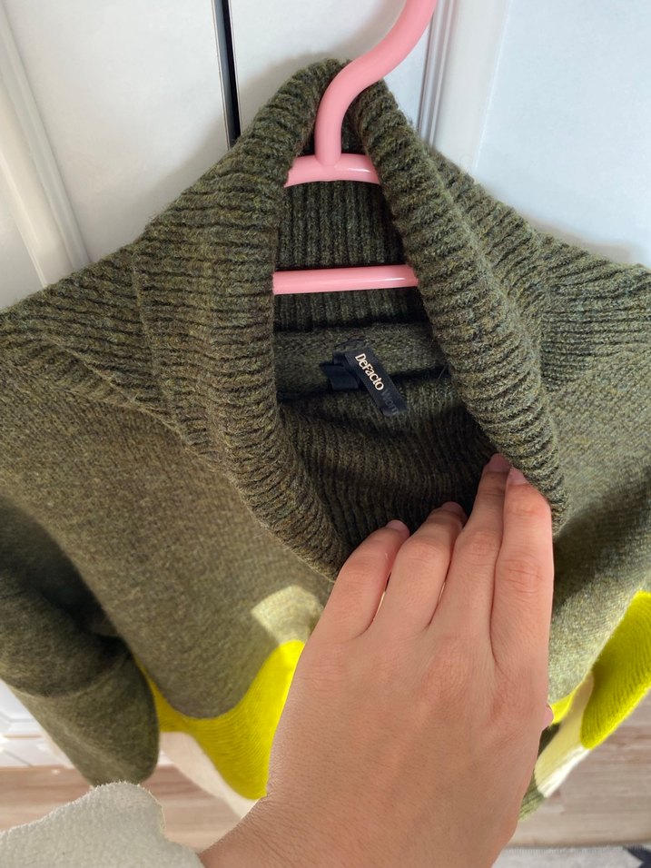 Defacto Boğazlı Triko Kazak - Görsel 4