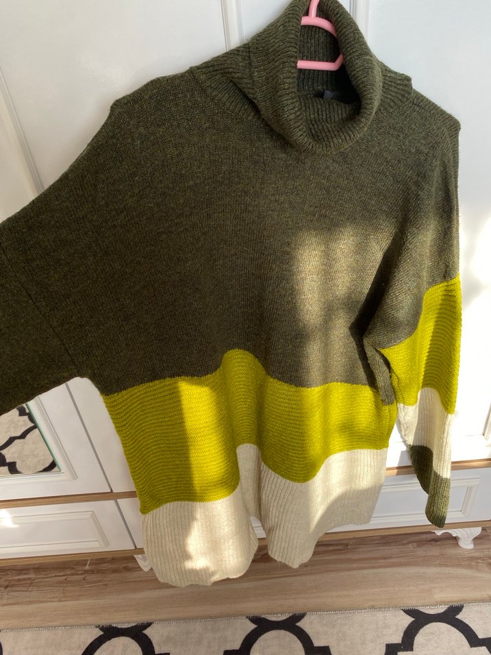 Defacto Boğazlı Triko Kazak - Görsel 3