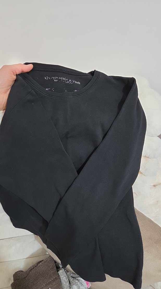 Siyah Basic Hamile Sweatshirt - Görsel 2