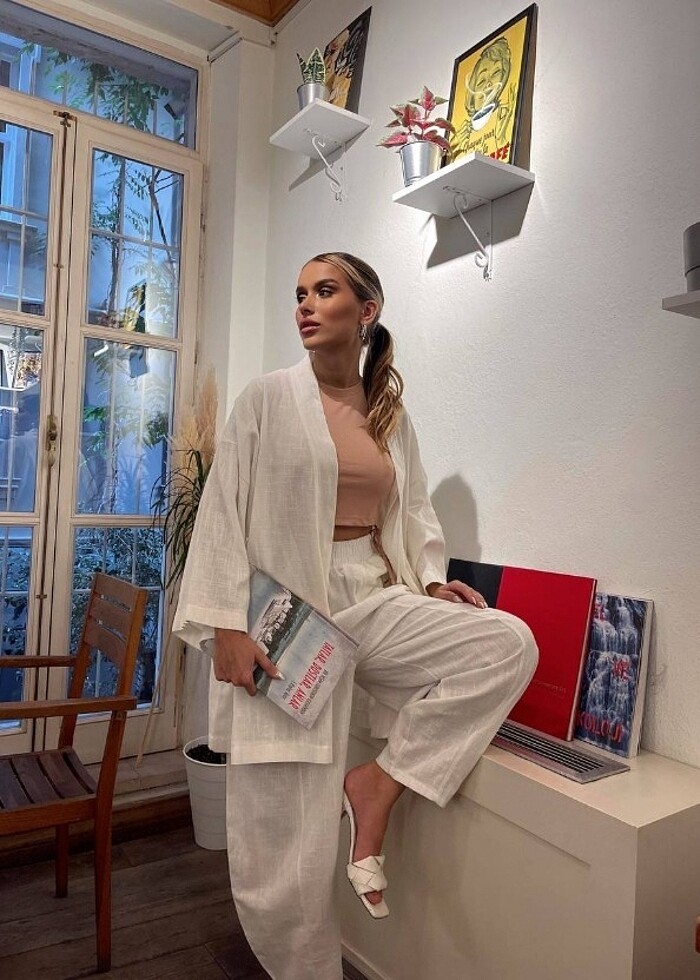 Gofle kimono takim - Görsel 3