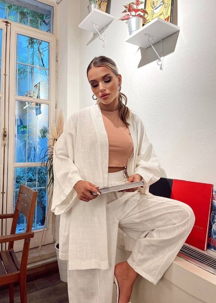 Gofle kimono takim - Görsel 4