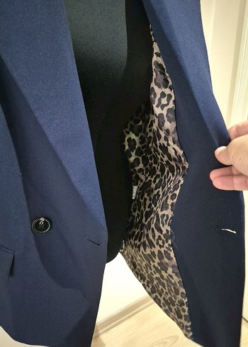 Lacivert Kadın Blazer Ceket - Görsel 4