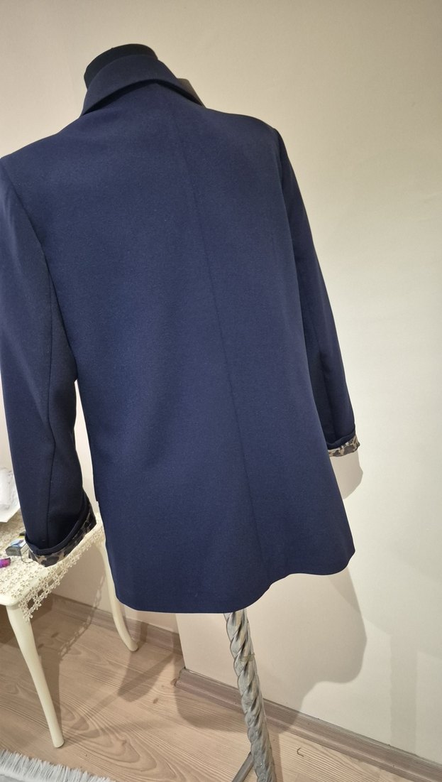 Lacivert Kadın Blazer Ceket - Görsel 2