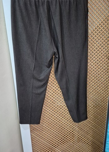 Gri Kadın Kumaş Pantolon, havuç kesin, - Görsel 2