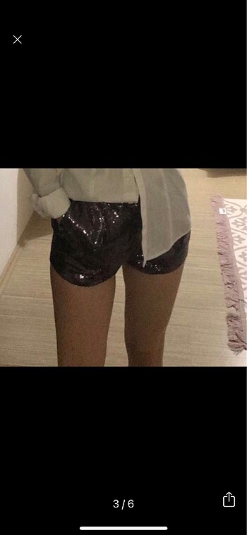 32 Beden H&M pullu şort