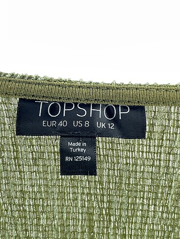 40 Beden yeşil Renk Topshop Kısa Elbise %70 İndirimli.