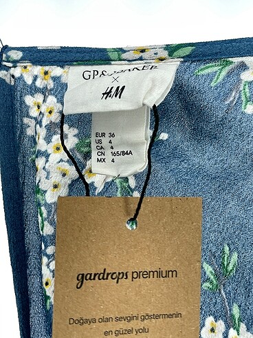36 Beden çeşitli Renk H&M Kısa Elbise %70 İndirimli.