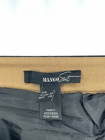 s Beden siyah Renk Mango Mini Etek %70 İndirimli.