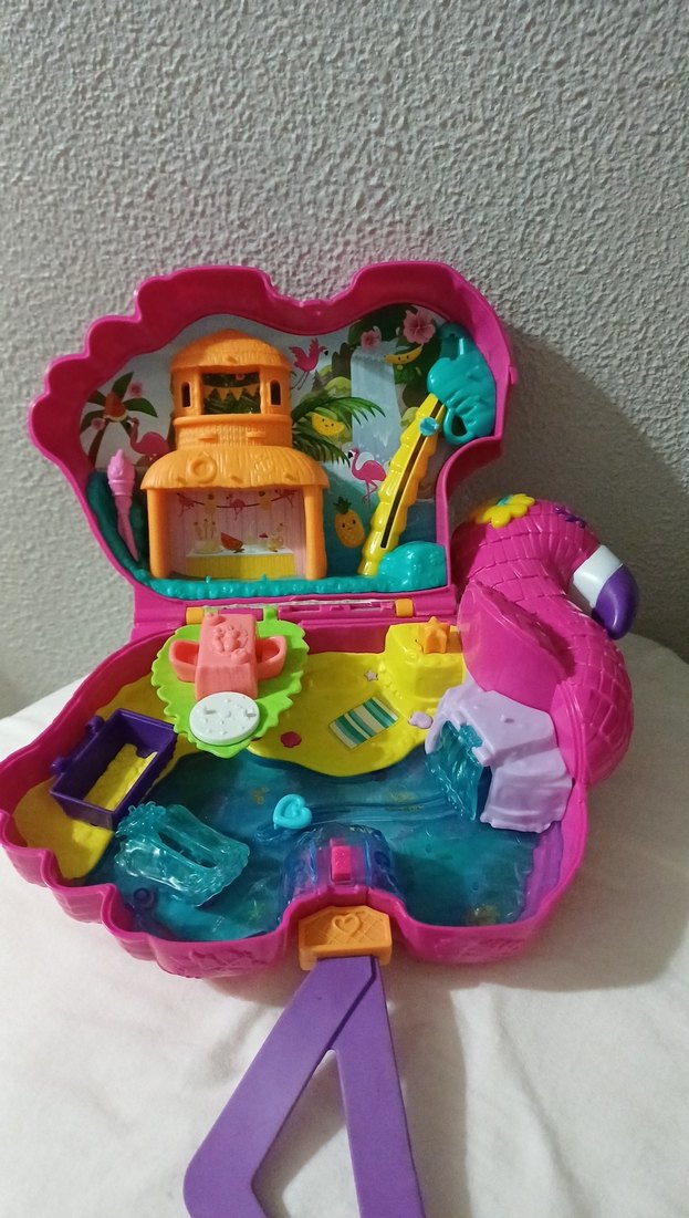 Renkli Flamingo Şekilli Oyuncak Çanta - Görsel 2