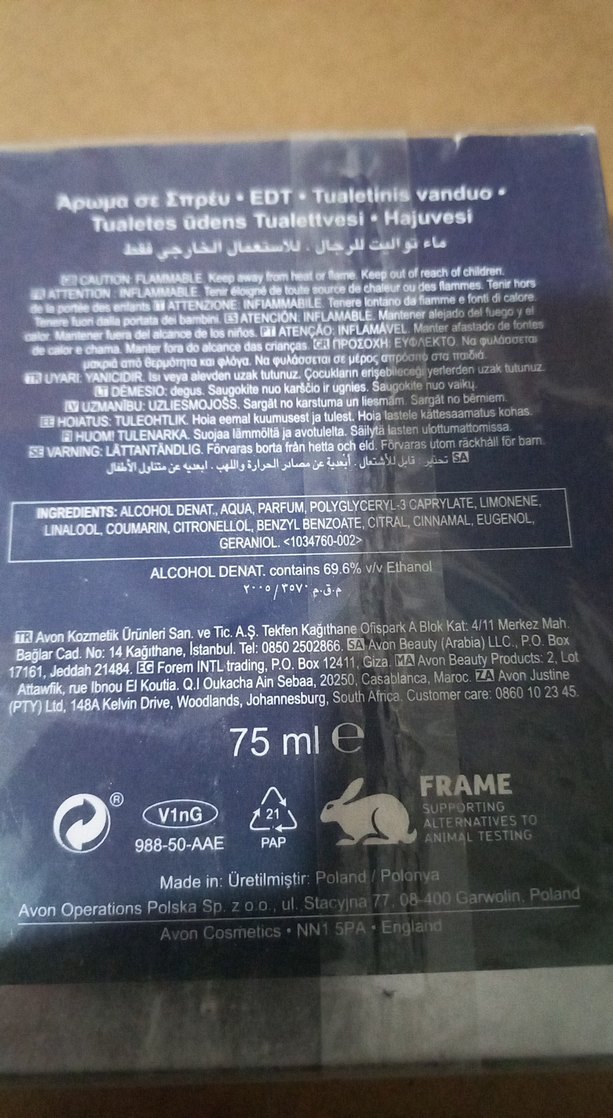 Avon Luck For Him Lucky Me Eau de Toilette Intense - Görsel 2