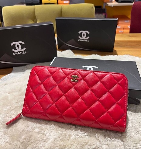  Beden çeşitli Renk Chanel cüzdan