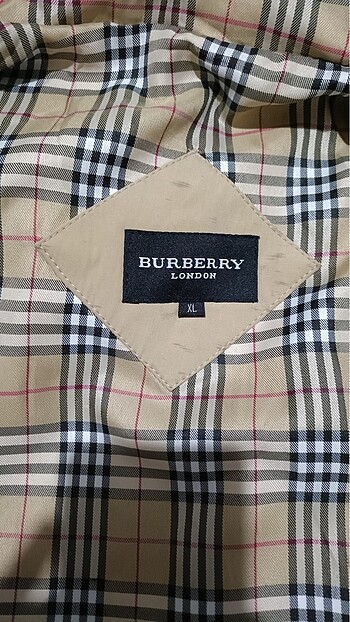 xl Beden camel Renk Burberry trençkot