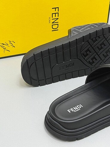 tek ebat Beden çeşitli Renk Fendi erkek terlik