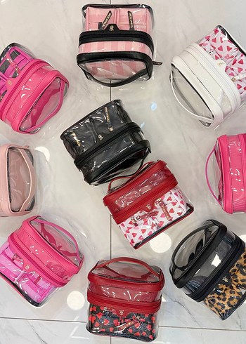 Beden Victorias secret makyaj çantası