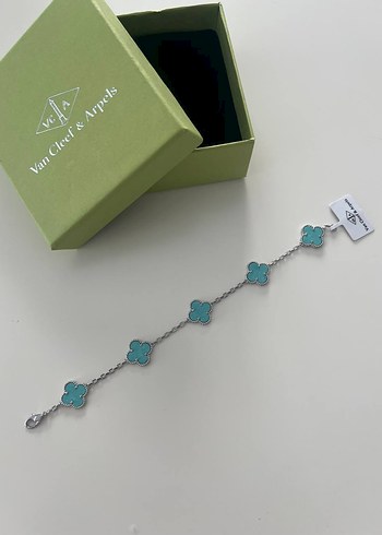 Beden turkuaz Renk Van cleef bileklik