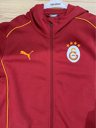 Galatasaray A Takım Fermuarlı Kapüşonlu Sweatshirt