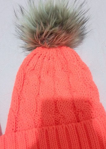 Renkli Örgü Kadın Bere - Görsel 4