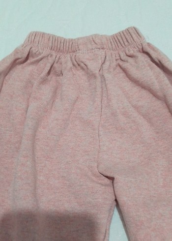 Kızlar için Pembe Rahat Kesim Eşofman Altı - Görsel 3