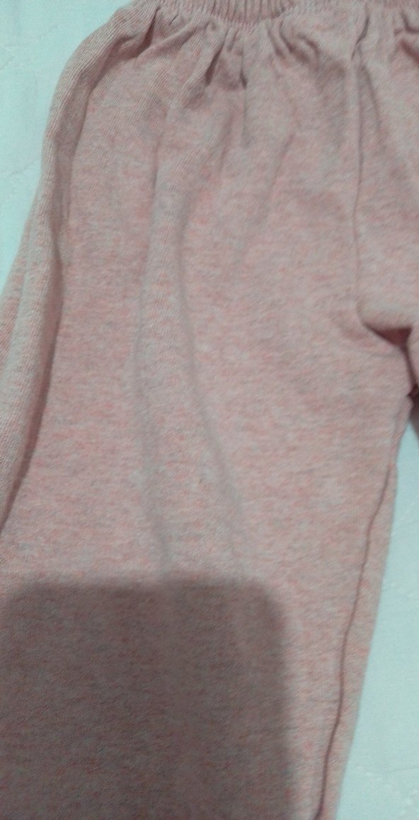 Kızlar için Pembe Rahat Kesim Eşofman Altı - Görsel 2