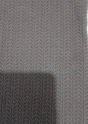 Kız Çocuk Gri Pileli Bol Pantolon - Görsel 3