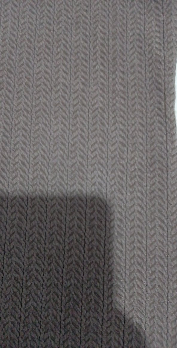 Kız Çocuk Gri Pileli Bol Pantolon - Görsel 3