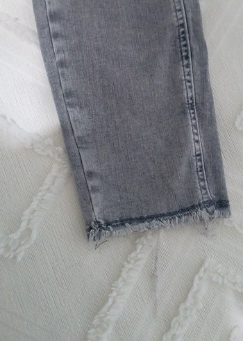 Gri Kadın Denim Pantolon - Görsel 5