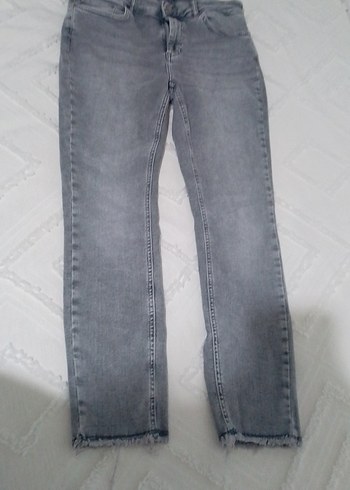 Gri Kadın Denim Pantolon - Görsel 2