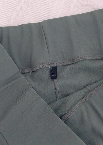 yeşil Kadın pamukli tayt - Görsel 3