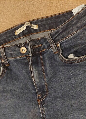 Addax skinny jean kesik paça