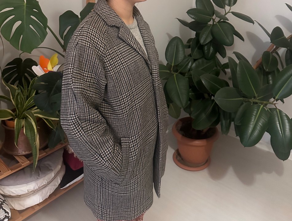 Zara Houndstooth Kaban — görsel 3/4