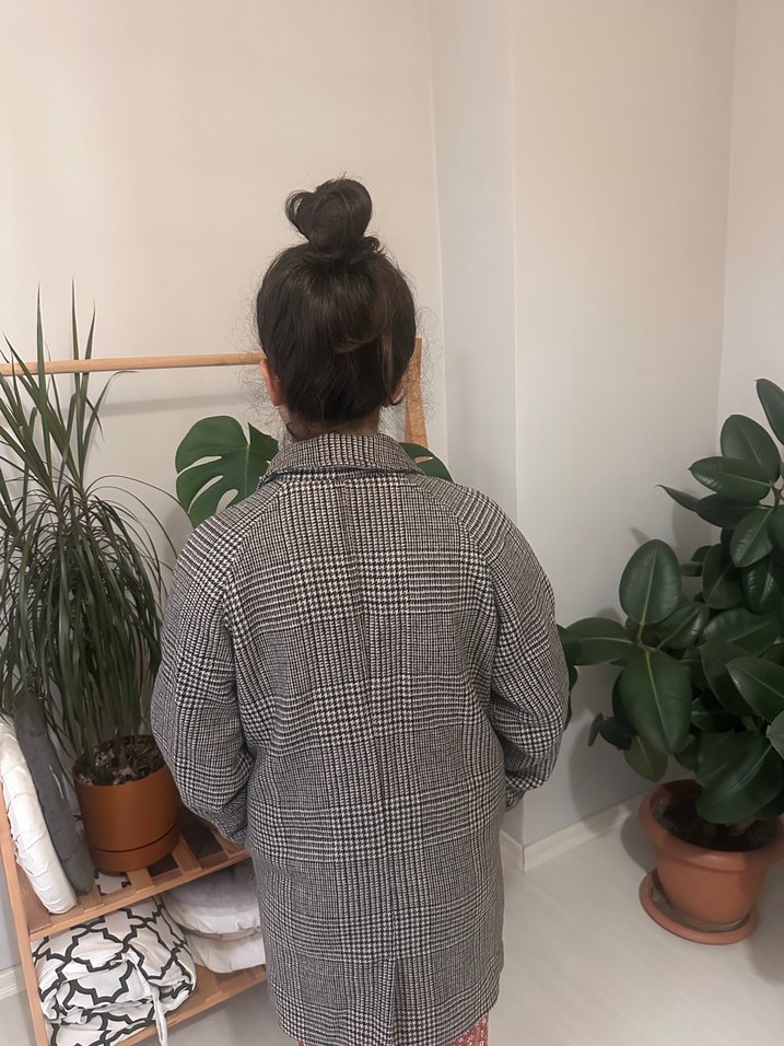 Zara Houndstooth Kaban — görsel 4/4