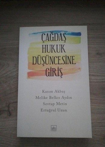 Çağdaş Hukuk Düşüncesine Giriş Kitabı