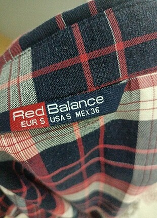 s Beden çeşitli Renk Red Balance Ekose gömlek