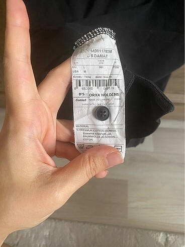 m Beden siyah Renk Polo yaka tişört