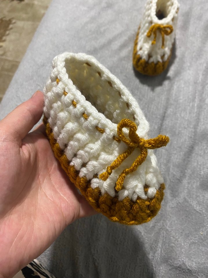 Bebek patiği örgü - Görsel 2