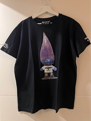 BOY LONDON TROLLS Siyah Baskılı T-Shirt