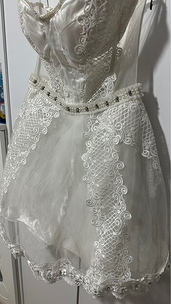s Beden After,bride to be elbise