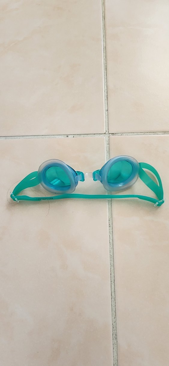 Şeffaf Turkuaz Çocuk Yüzücü Gözlüğü - Görsel 2