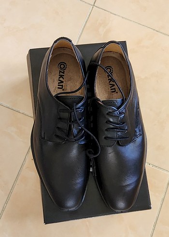 Klasik Siyah Deri Erkek Ayakkabı - Görsel 5