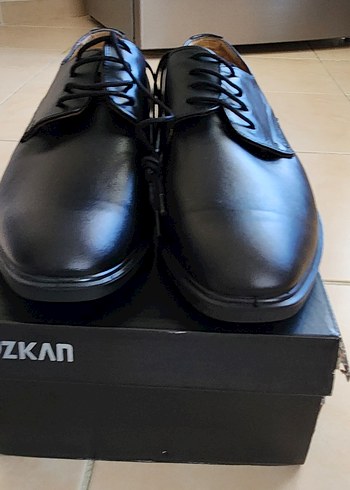 Klasik Siyah Deri Erkek Ayakkabı - Görsel 3