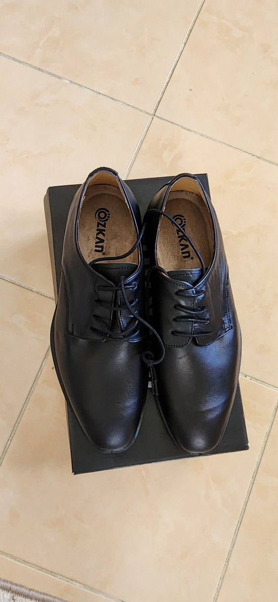 Klasik Siyah Deri Erkek Ayakkabı - Görsel 5