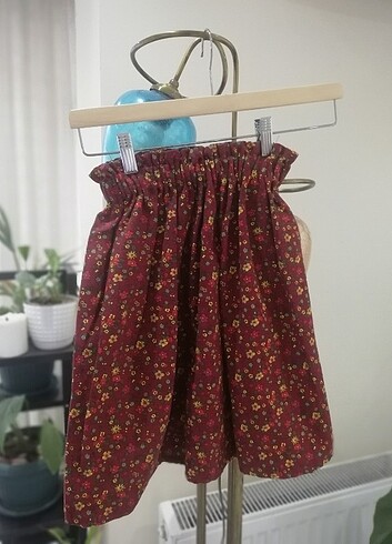 9 Yaş Beden 9 10 pazen etek tüysüz özel pazen den dikilmiştir
