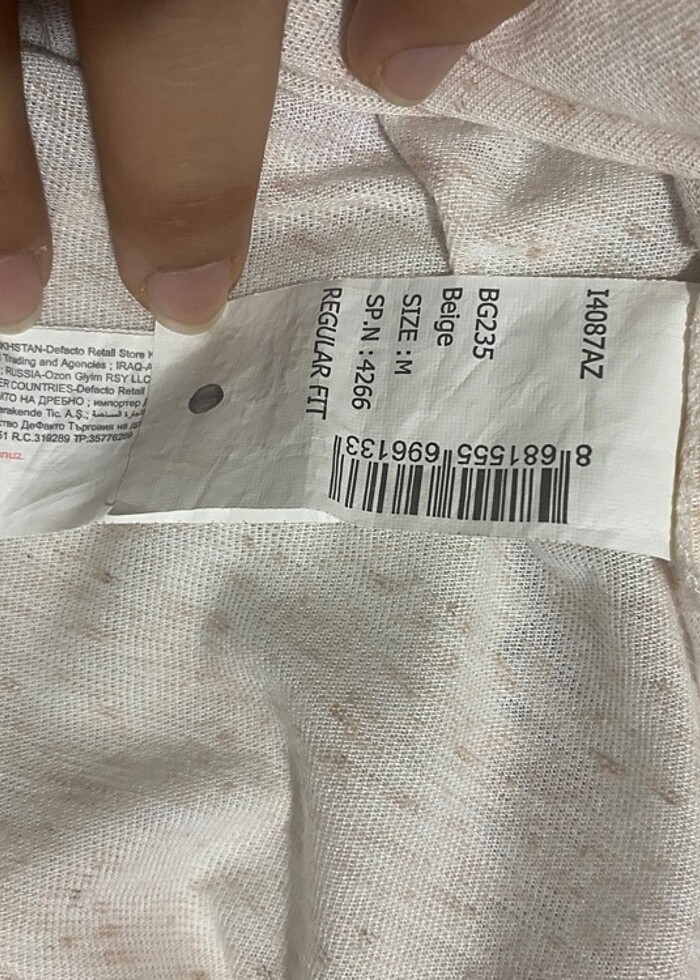 Krem bluz - Görsel 5