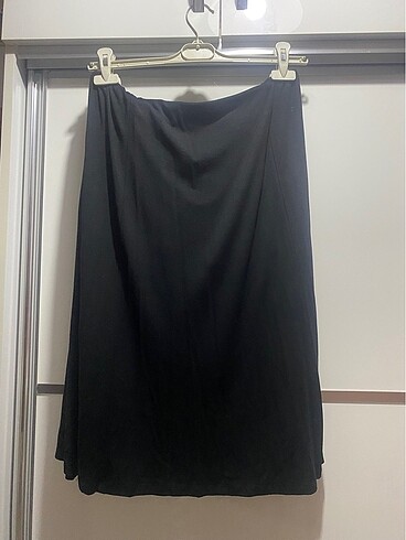 Siyah salopet etek midi boy - Görsel 5